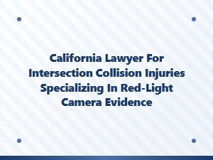 California Lawyer for Intersection Collision Injuries